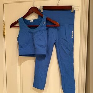 Gymshark Vibrant Blue Activewear Set